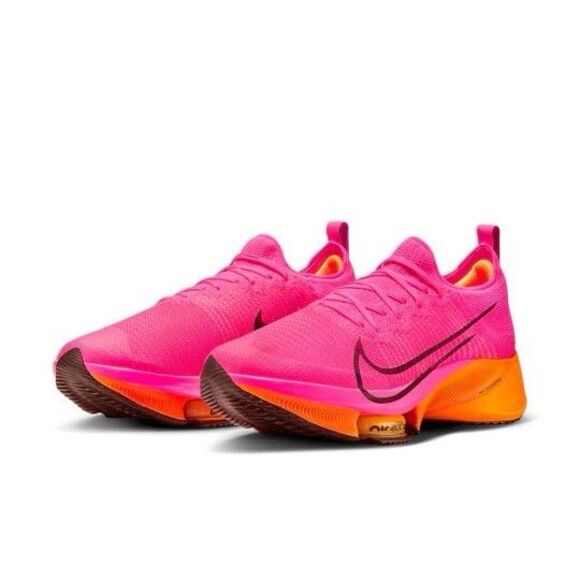 Size 15 Nike Air Zoom Tempo NEXT% Flyknit Hyper Pink Orange Mens CI9923-600 main image 6